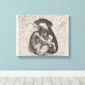 Alter indischer Friedhof Leinwanddruck (Insitu (Holzboden))