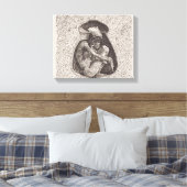 Alter indischer Friedhof Leinwanddruck (Insitu (Schlafzimmer))