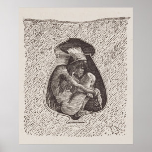 Alter indischer Friedhof Poster