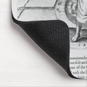 Alter indischer Mann in seinem Winter-Kleid Mousepad (Ecke)