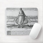 Alter indischer Mann in seinem Winter-Kleid Mousepad (Mit Mouse)