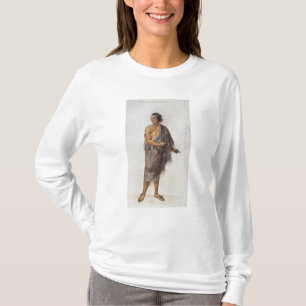Alter indischer Mann T-Shirt