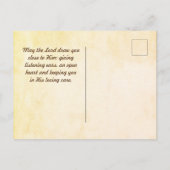 Alter irischer Segen, Gottes Recht, dich zu erhebe Postkarte (Rückseite)