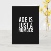 Alter ist eine Number Funny Happy Birthday Grußkar Karte (Gelbe Blume)