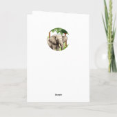 Alter ist irrelephanisch Funny Elephant Happy Birt Karte (Rückseite)