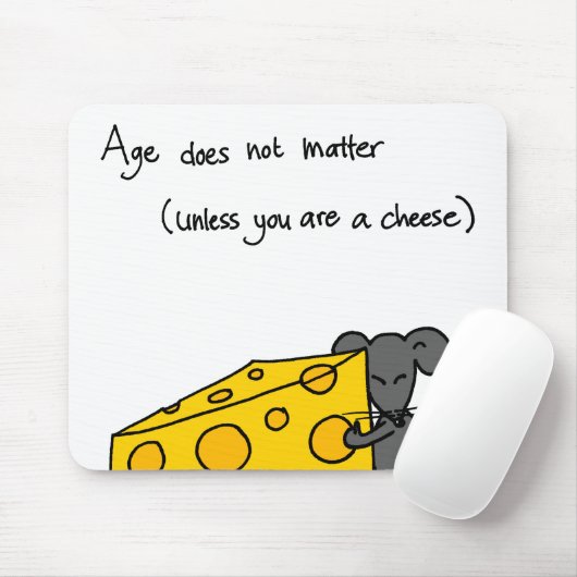 Alter ist nicht… von Bedeutung Mousepad (Mit Mouse)