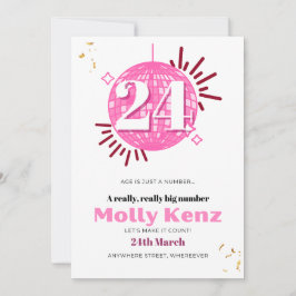 Alter ist nur eine Geburtskarte für Erwachsene Einladung
