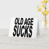 Alter Ist zum Kotzen Karte (Gelbe Blume)