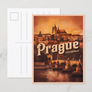 alter Jahrgang Reiseprague tschechische Staatsgesc Postkarte