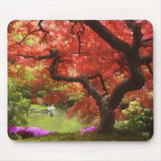 Alter japanischer Ahorn Mousepad (Vorne)
