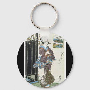 Alter japanischer Kunst-Schlüsselanhänger Schlüsselanhänger
