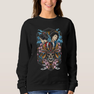 Alter japanischer Samurai Bushido Katana Ronin Gei Sweatshirt