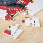 ALTER JAPANISCHER SAMURAI-KRIEGER PUZZLE (Seite)