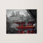 Alter japanischer Tempel Puzzle (Horizontal)