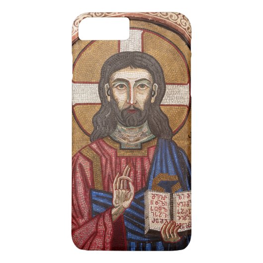 Alter Jesus Mosaik Case-Mate iPhone Hülle (Rückseite)