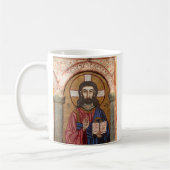 Alter Jesus Mosaik Kaffeetasse (Links)