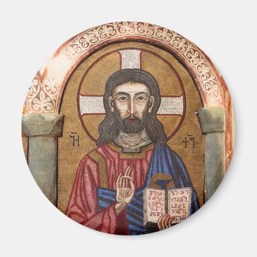 Alter Jesus Mosaik Magnet (Vorne)