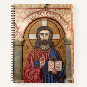 Alter Jesus Mosaik Notizbuch