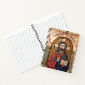 Alter Jesus Mosaik Notizbuch (Innenseite)