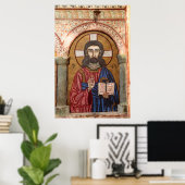 Alter Jesus Mosaik Poster (Heimbüro)
