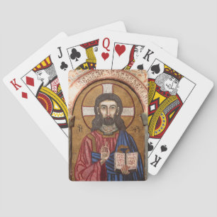 Alter Jesus Mosaik Spielkarten