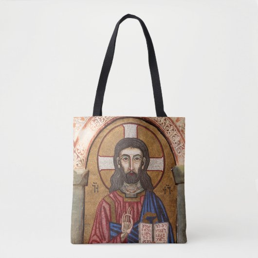 Alter Jesus Mosaik Tasche (Vorderseite)