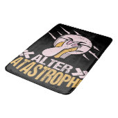 Alter Katastrophe Flamingo | Gifts Owner Flamingo Badematte (Schrägansicht)