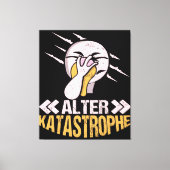 Alter Katastrophe Flamingo | Gifts Owner Flamingo Leinwanddruck (Vorderseite)