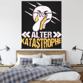 Alter Katastrophe Flamingo | Gifts Owner Flamingo Leinwanddruck (Insitu (Schlafzimmer))