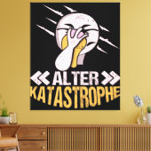 Alter Katastrophe Flamingo | Gifts Owner Flamingo Leinwanddruck (Insitu (Wohnzimmer))