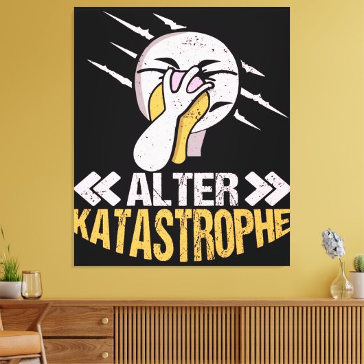 Alter Katastrophe Flamingo | Gifts Owner Flamingo Leinwanddruck (Insitu (Wohnzimmer))
