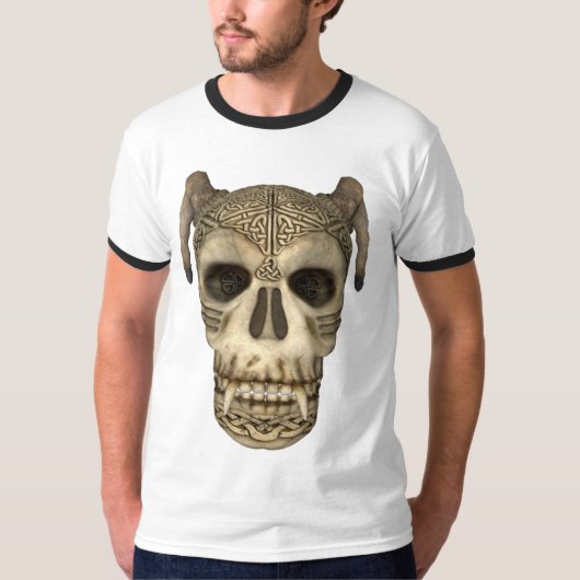 Alter keltischer Schädel KRW T-Shirt (Vorderseite)