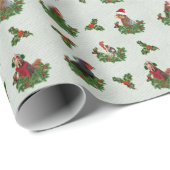 Alter Kick mit Holly Geschenkpapier (Rolleneckpunkt)