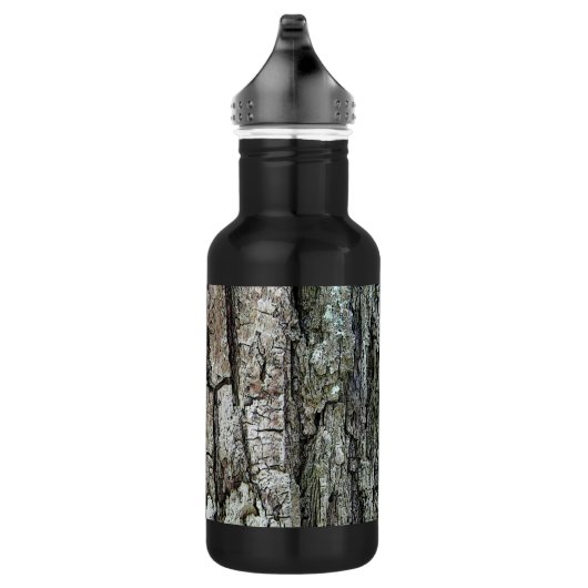 Alter Kiefern-Barken-Wald Trinkflasche (Rechts)