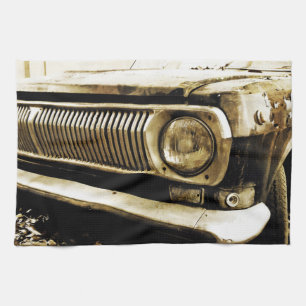 Alter klassischer Auto-Scheinwerfer #2 Geschirrtuch