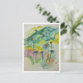 Alter Klotz Postkarte (Stehend Vorderseite)