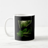 alter kohlestoffhaltiger Wald Kaffeetasse (Links)