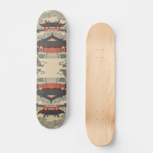 Alter Königspalast Skateboard (Vorderseite)