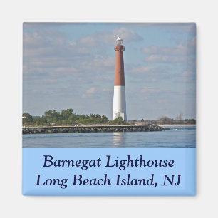 "Alter Krach" Barnegat Leuchtturm LBI NJ Magnet