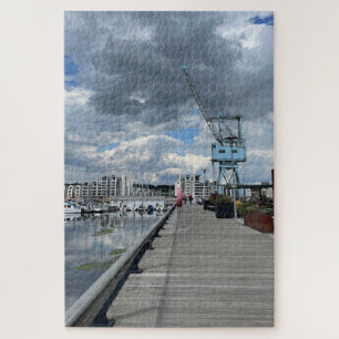 Alter Kran am Dock Puzzle