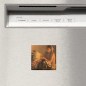 Alter Kriegsbonnet von Joseph Henry Sharp Magnet (In Situ (Geschirrspüler))