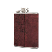 Alter Kuh-Fell-Blick im Kastanienbraun Flachmann (Links)