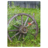 Alter Lastwagen drehen herein historische Klemmbrett (Rückseite)