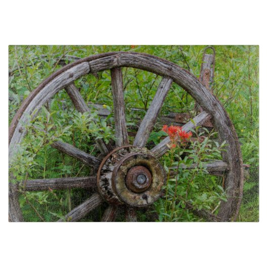 Alter Lastwagen drehen herein historische Schneidebrett (Vorderseite)