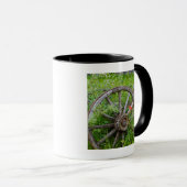 Alter Lastwagen drehen herein historische Tasse (VorderseiteRechts)