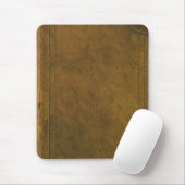 alter Ledereinband Mousepad (Mit Mouse)