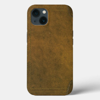 alter lederner Bucheinband iPhone Hülle