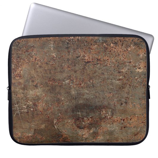 Alter lederner Druck Laptopschutzhülle (Vorderseite)