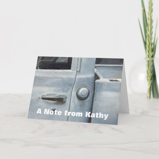 Alter Lieferwagen (Vorderseite)