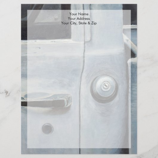 Alter Lieferwagen Briefbogen (Vorderseite)